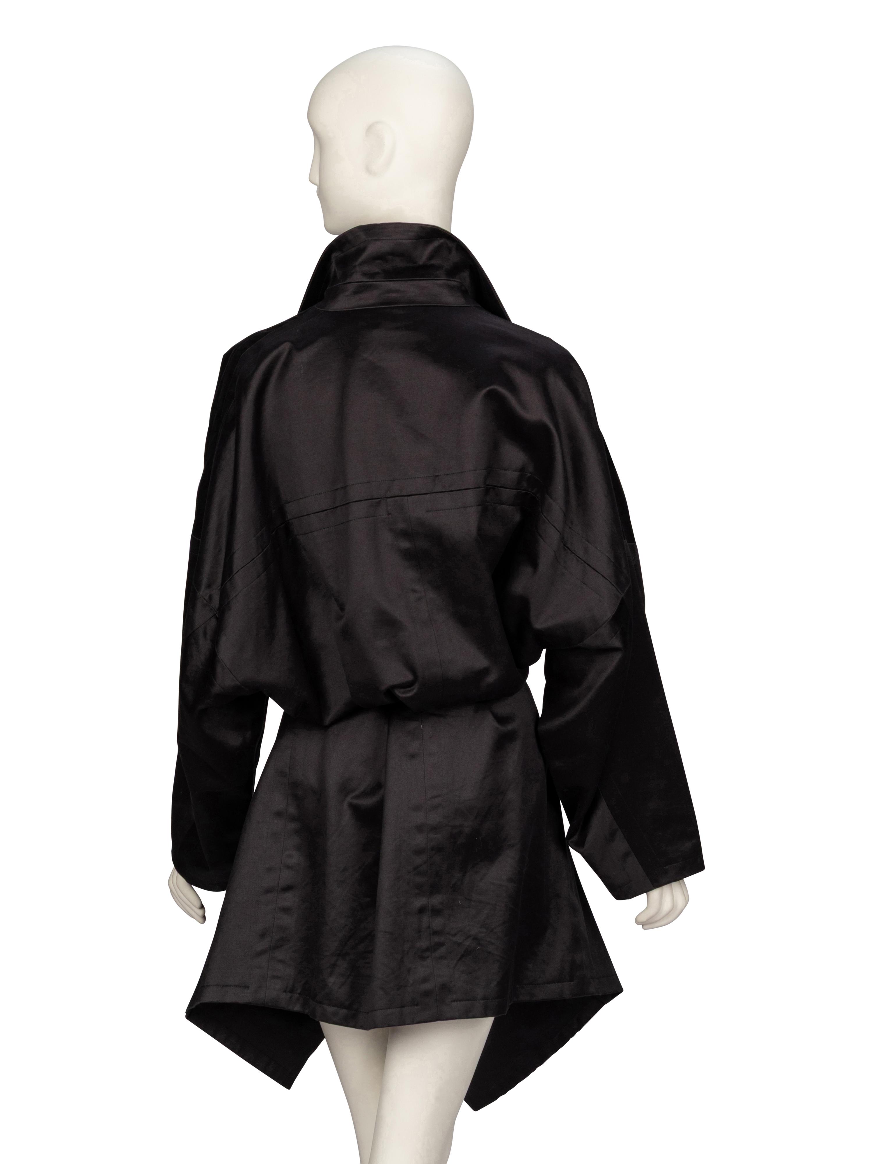 Yves Saint Laurent Rive Gauche, Oversized Drop Waist Jacket