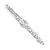 Art Deco, Platinum and Diamond Bracelet