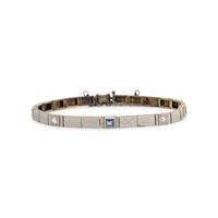 SAPPHIRE AND DIAMOND BRACELET