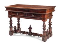 A Spanish Baroque Walnut Bureau