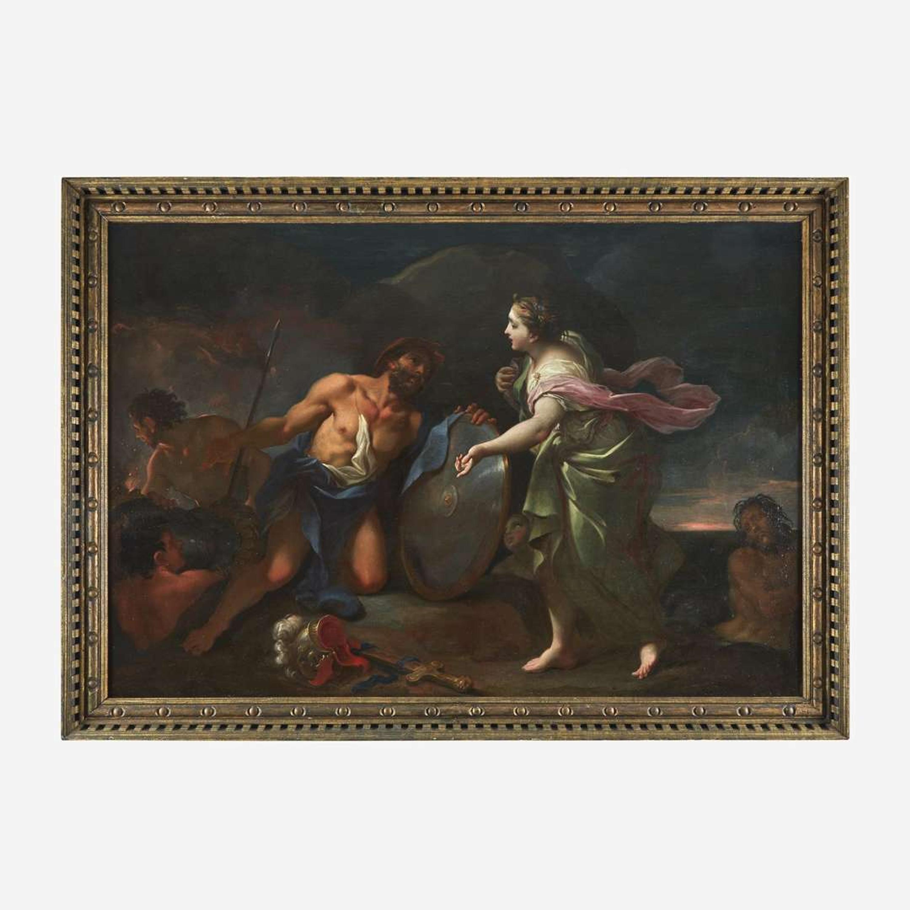 Neapolitan School (17th Century) Venus at the Forge of Vulcan