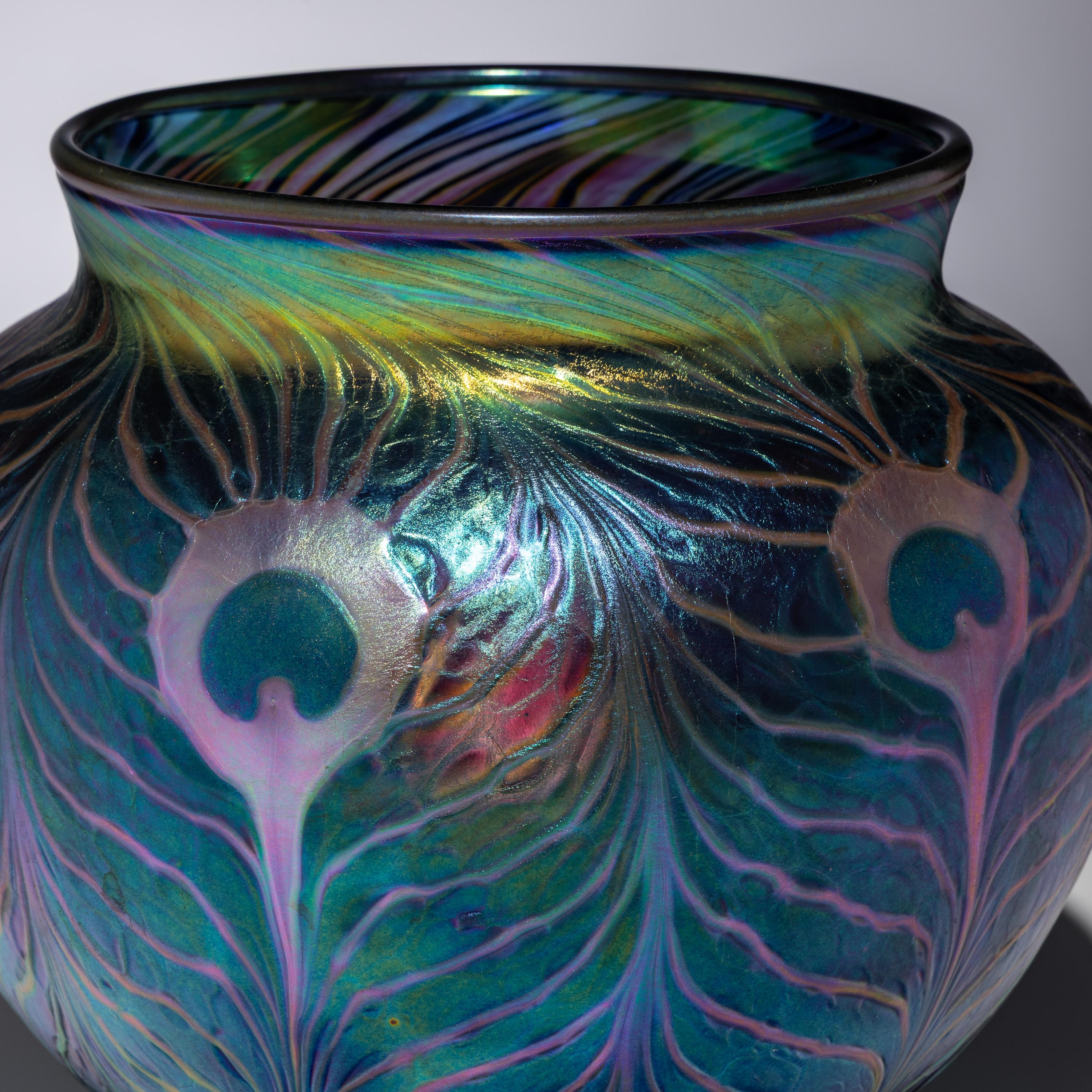 Charles Lotton (American, 1935–2021) — Peacock Vase, 2003