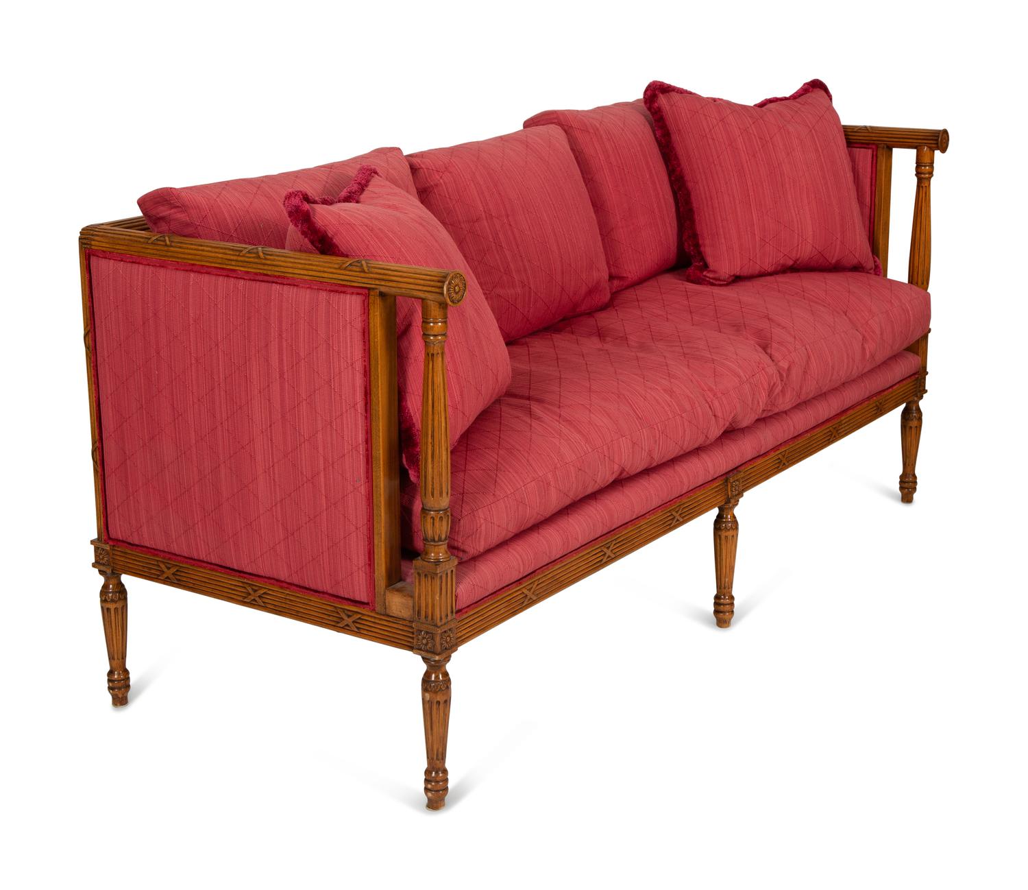 A Louis XVI Style Beechwood Sofa