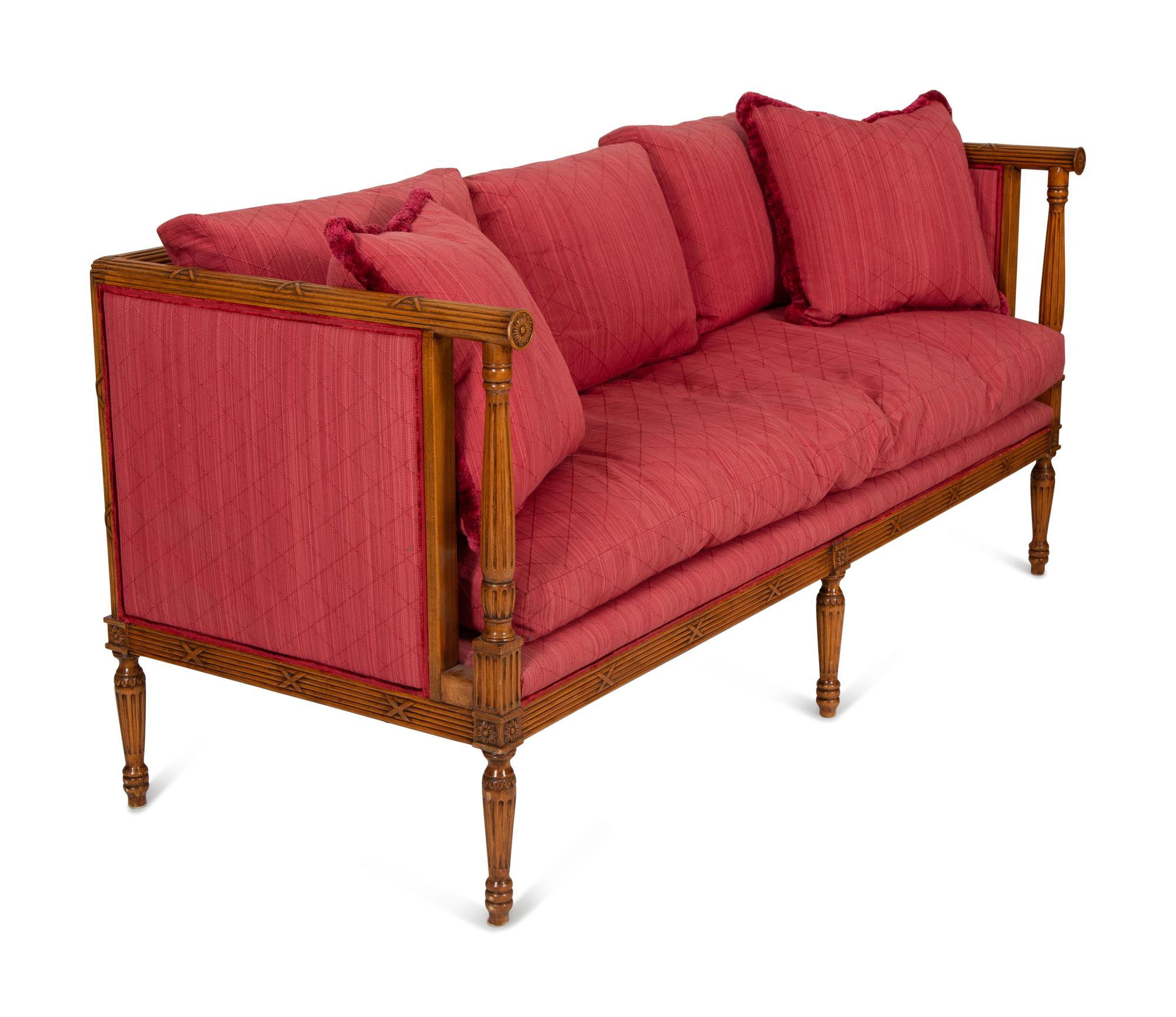 A Louis XVI Style Beechwood Sofa