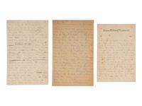 [WESTERN AMERICANA]. Archive of US Army Indian Scout and interpreter, William E. Archbold LeQuesne (1858-1915), featuring retrospective accounts of Sitting Bull and the Plains Indians Wars.