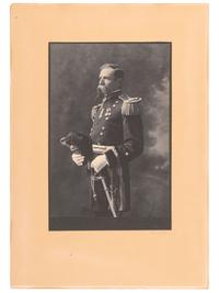 [LATE INDIAN WARS]. PENNELL, Joseph Judd, photographer. Large format portrait of General Edward S. Godfrey, 7th US Cavalry, survivor of the Battle of Little Bighorn. Ca 1907.