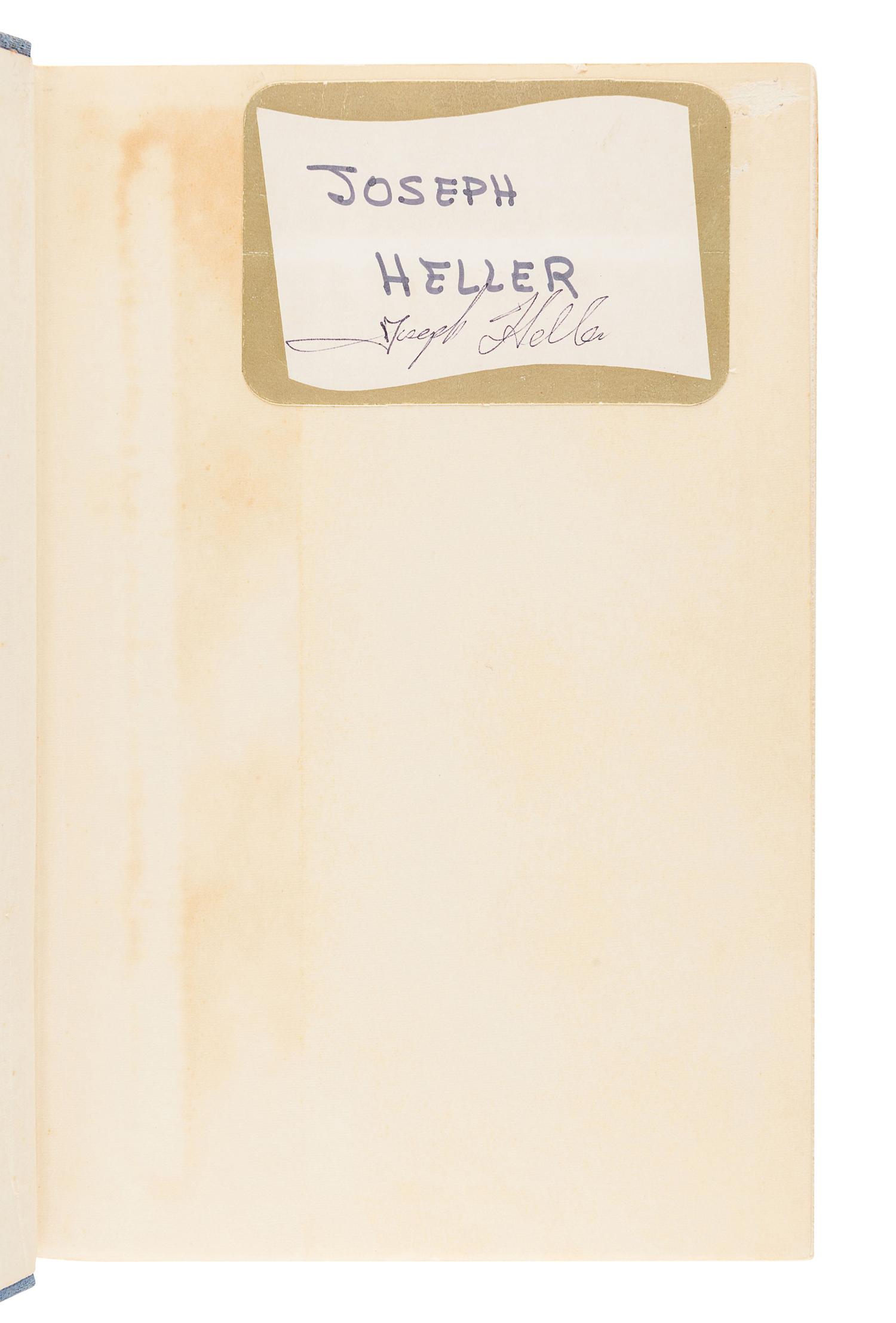 HELLER, Joseph (1923-1999). Catch-22. New York: Simon and Schuster, 1961.
