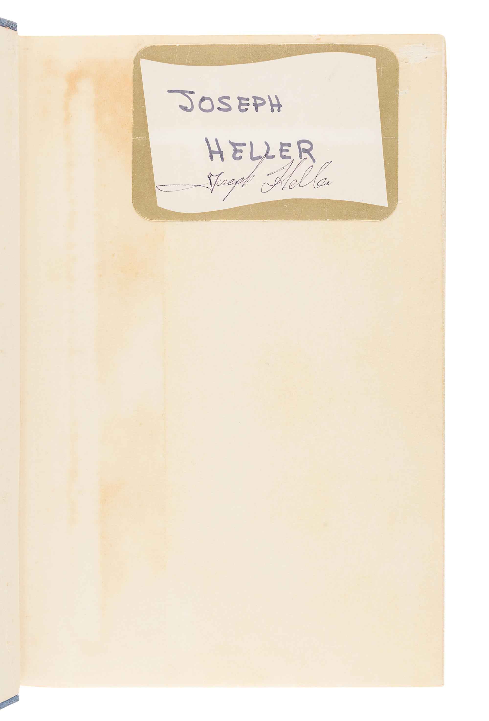 HELLER, Joseph (1923-1999). Catch-22. New York: Simon and Schuster, 1961.