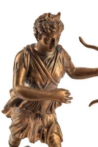 An Italian Gilt Bronze Figure of Diana