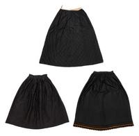 Three 19th Century Quilted Petticoats