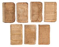 [ALMANACS - PHILADELPHIA]. A group of 7 almanacs, published Philadelphia by various printers, comprising: