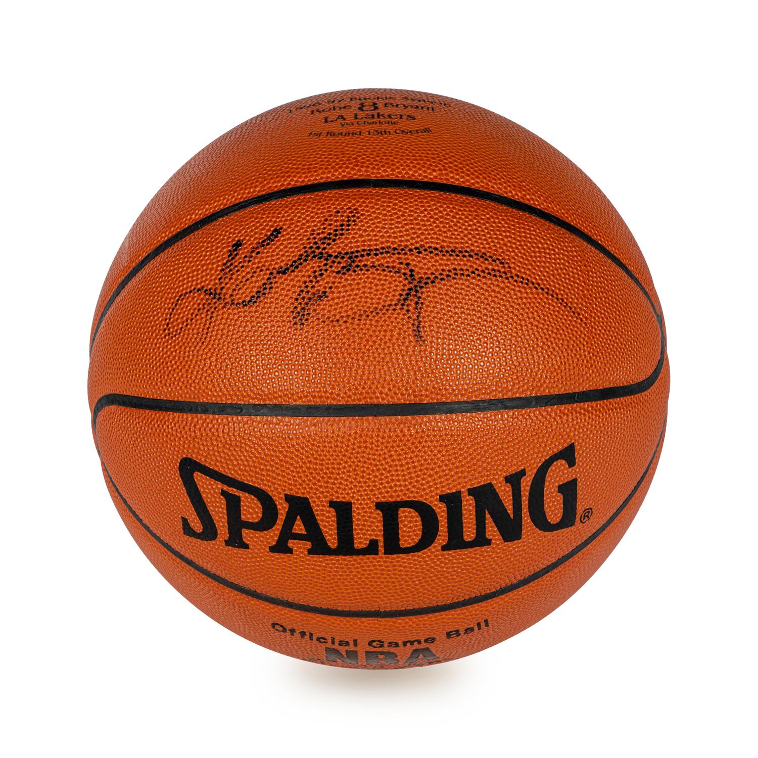 An Extraordinary Kobe Bryant Full Name Signed Autograph Official NBA Basketball (PSA Certified Authentic),