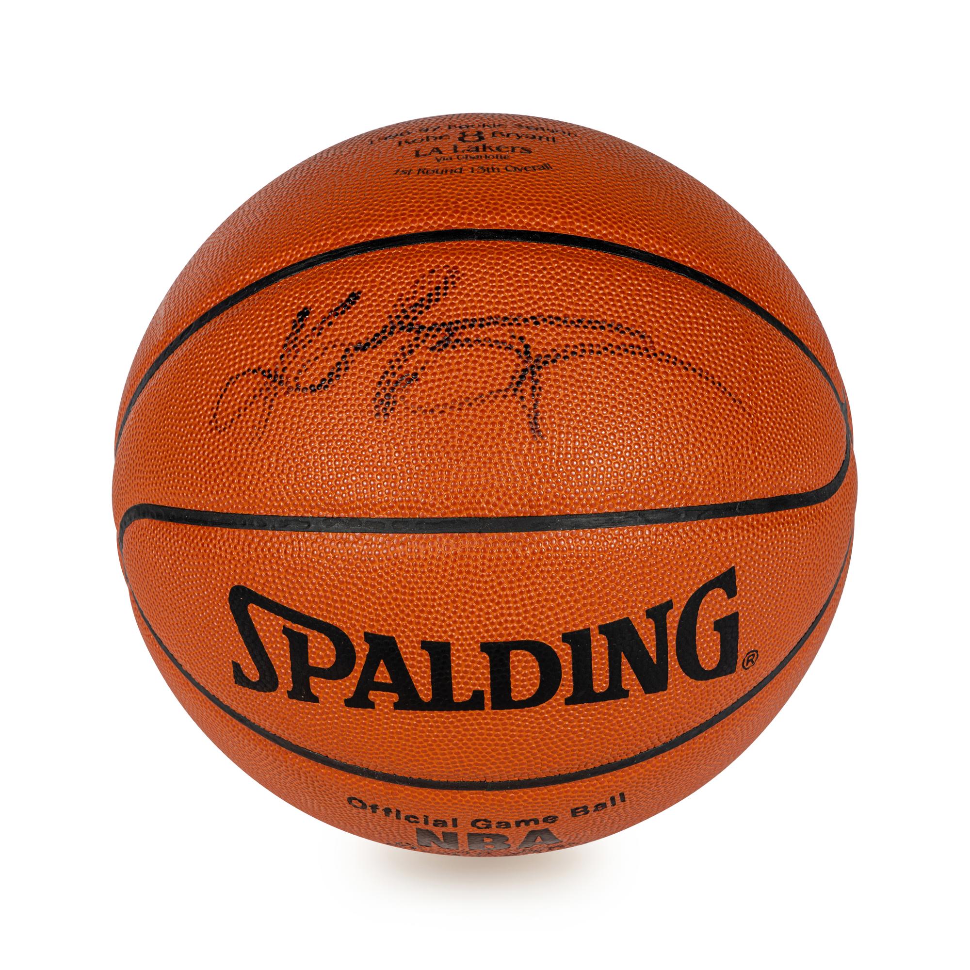 An Extraordinary Kobe Bryant Full Name Signed Autograph Official NBA Basketball (PSA Certified Authentic),