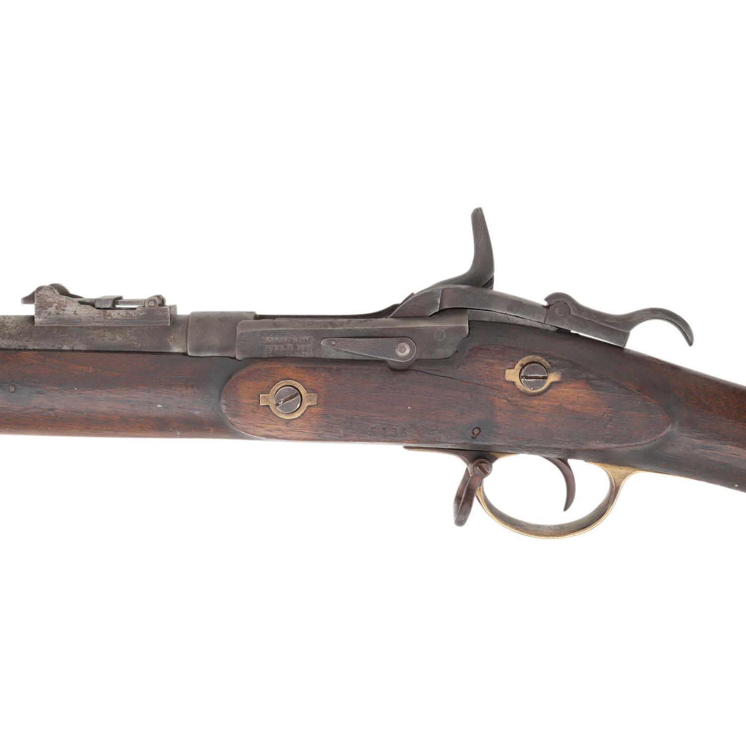Extremely Rare Confederate Inventory Numbered Enfield Rifle with Post-Civil War Roberts Conversion to Cartridge