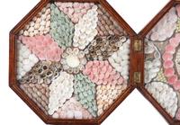 A Shellwork Double Sailor's Valentine