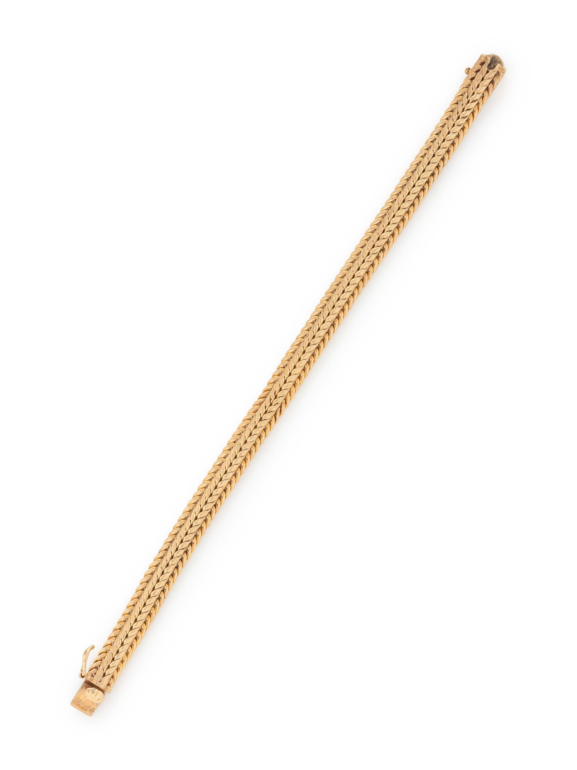 YELLOW GOLD BRACELET
