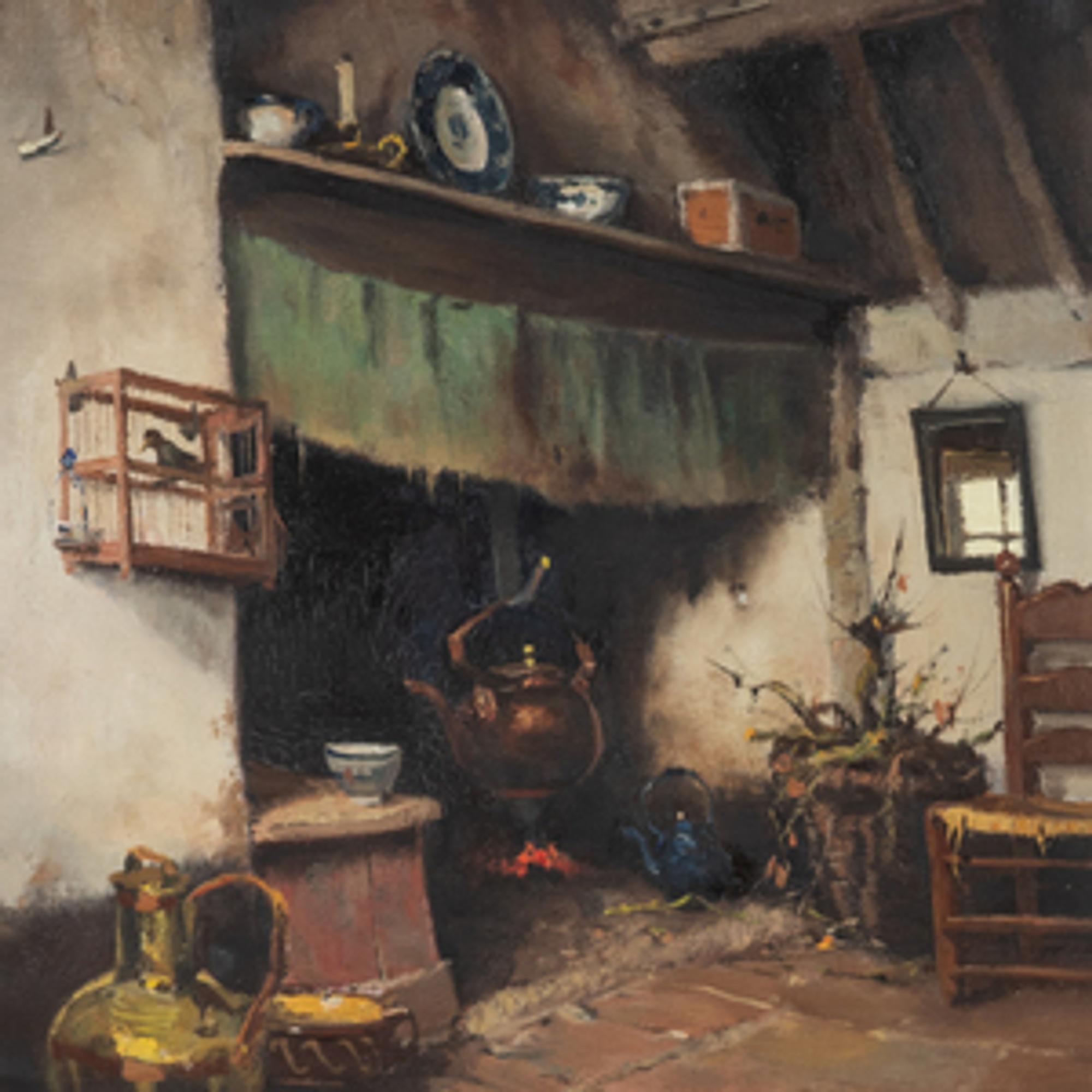 Adrianus Johannes Zwart, (Dutch, 1903-1981), Interieur