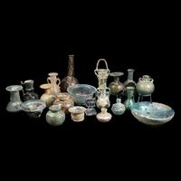 Twenty Roman Glass Vessels