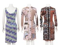 Three Emilio Pucci Dresses with Tie Belts, 1960s