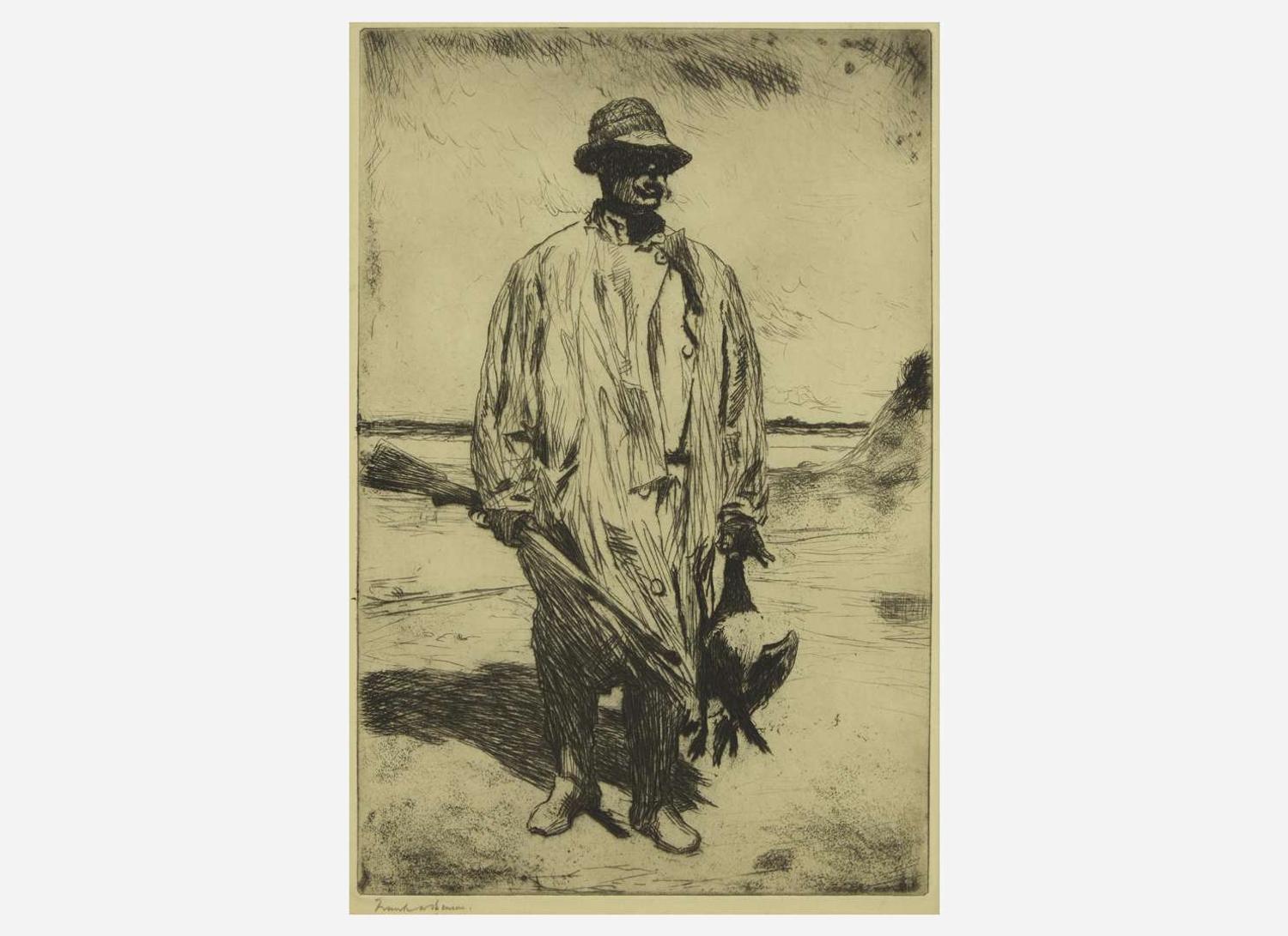 [Prints] Benson, Frank W.: Old Tom