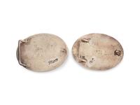Tufa Cast Sterling Silver Belt Buckles