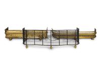 A Group of Three English Regency Fire Fenders — 19TH CENTURY