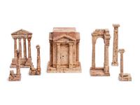 A Group of Composition Grand Tour Temple Ruins