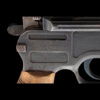 **Mauser C96 "Red 9" Broomhandle Pistol with Holster Stock and Leather Carrier Harness