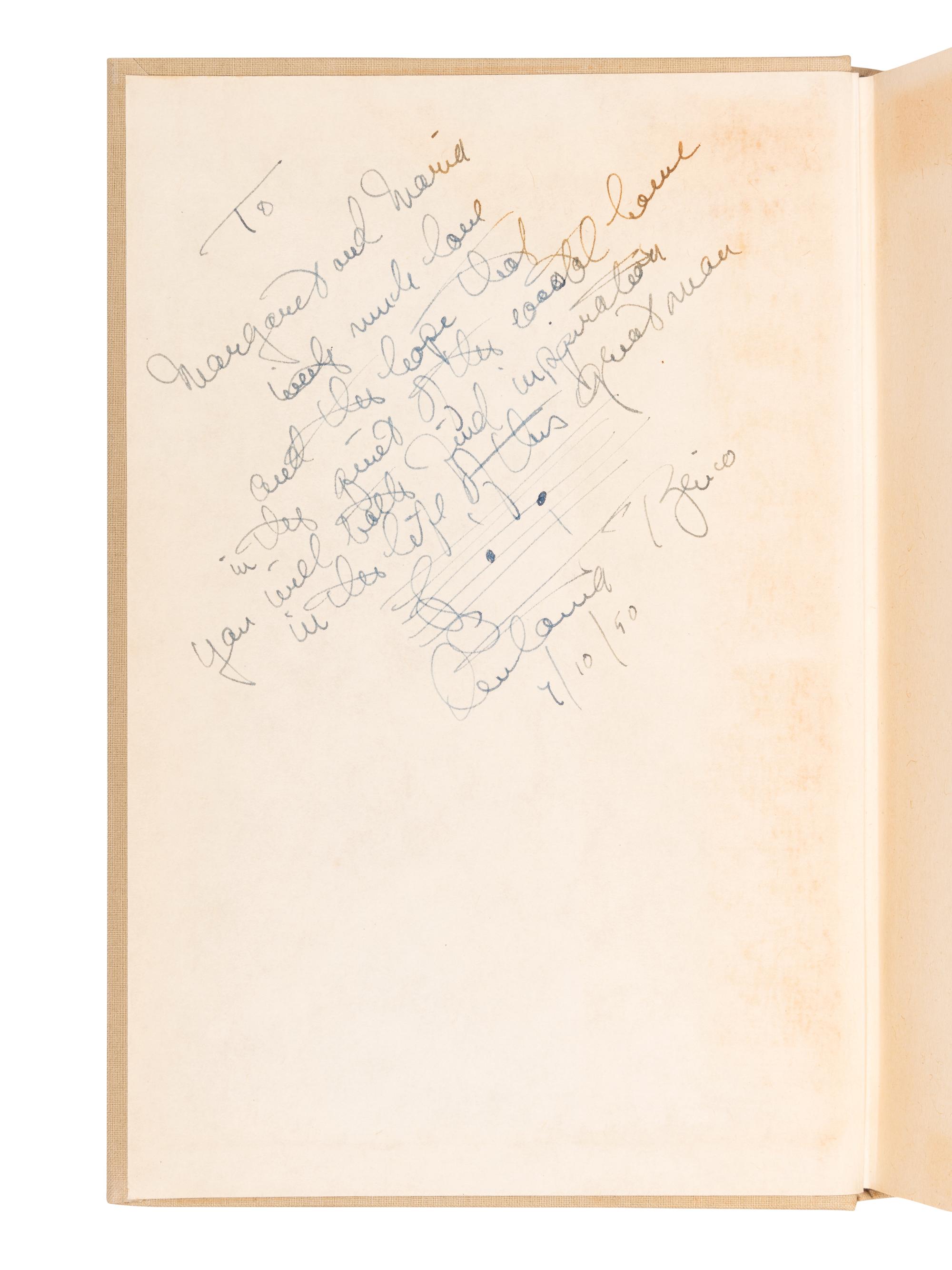 SCHWEITZER, Albert (1875-1965). Out of My Life and Thought. An Autobiography . New York: Henry Holt and Company, 1949.