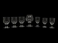A Group of Simon Pearce Glass Stemware