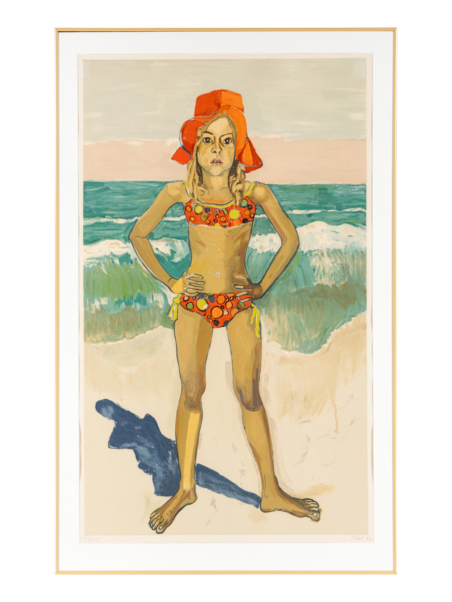 Bather with Red Hat , 1982