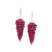 RUBY AND DIAMOND EARRINGS