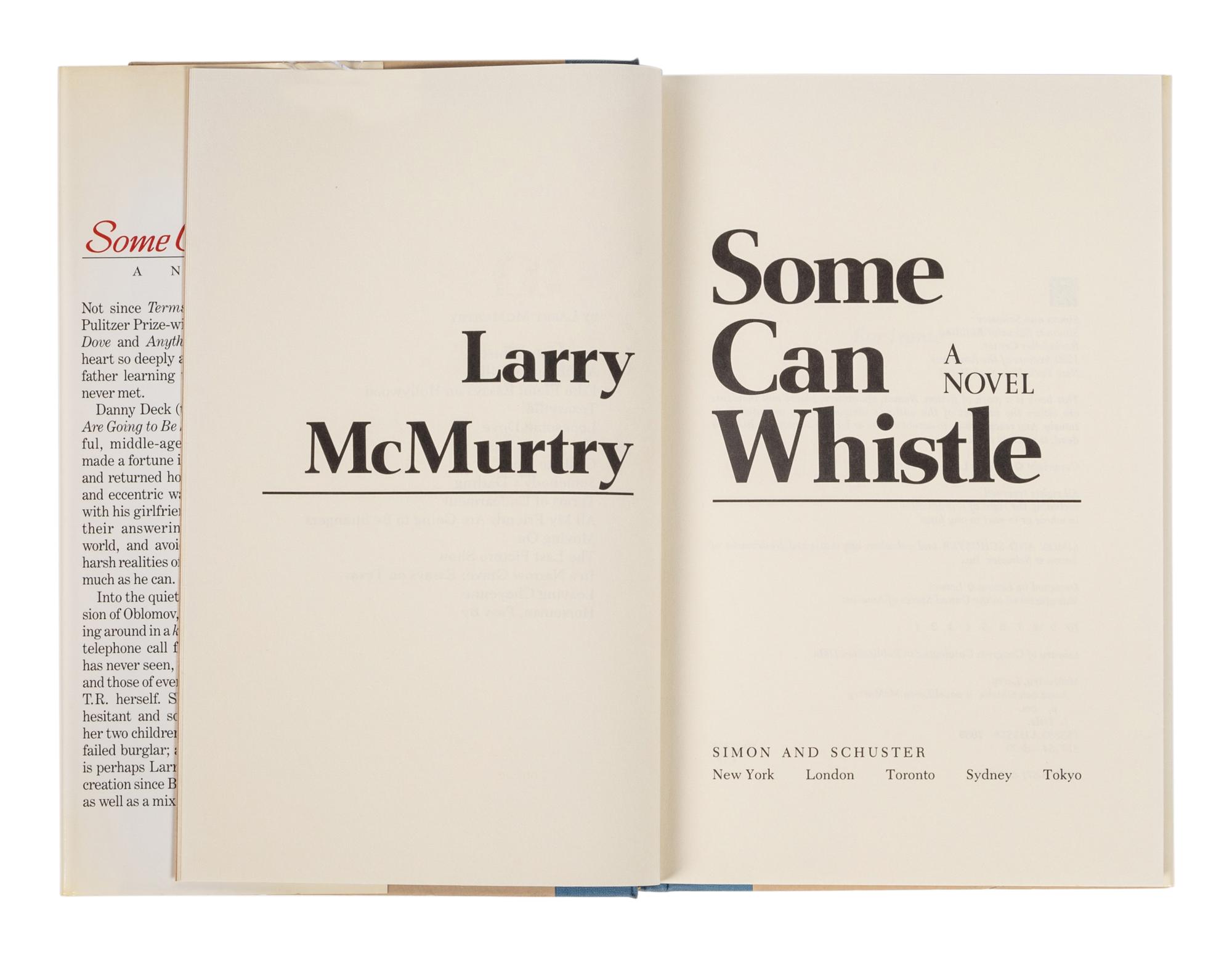 McMURTRY, Larry (1936-2021). A group of 16 works by McMurtry, ALL FIRST EDITIONS, comprising: