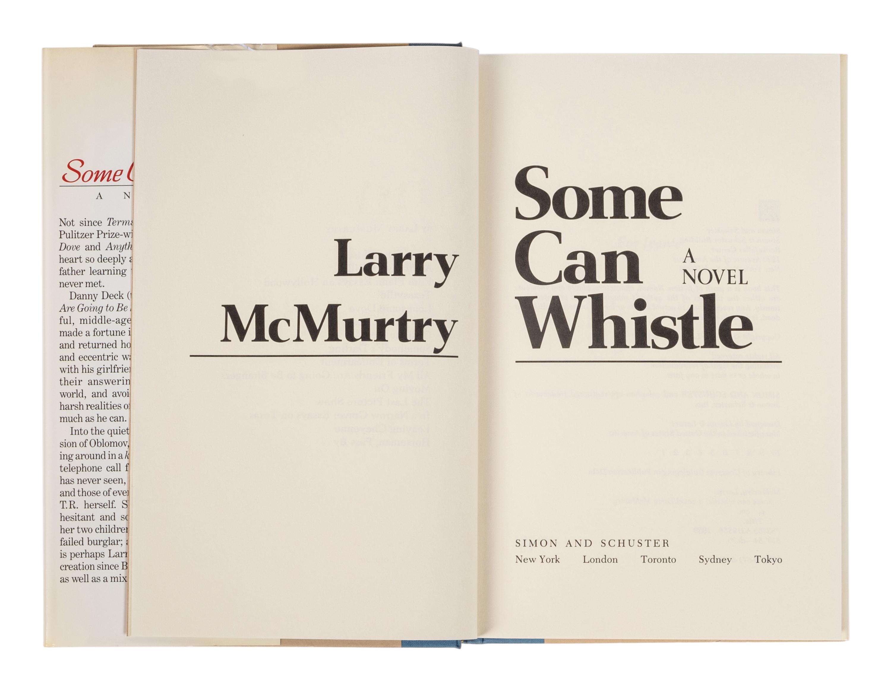 McMURTRY, Larry (1936-2021). A group of 16 works by McMurtry, ALL FIRST EDITIONS, comprising: