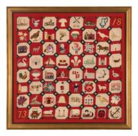 A Victorian Needlepoint Sampler