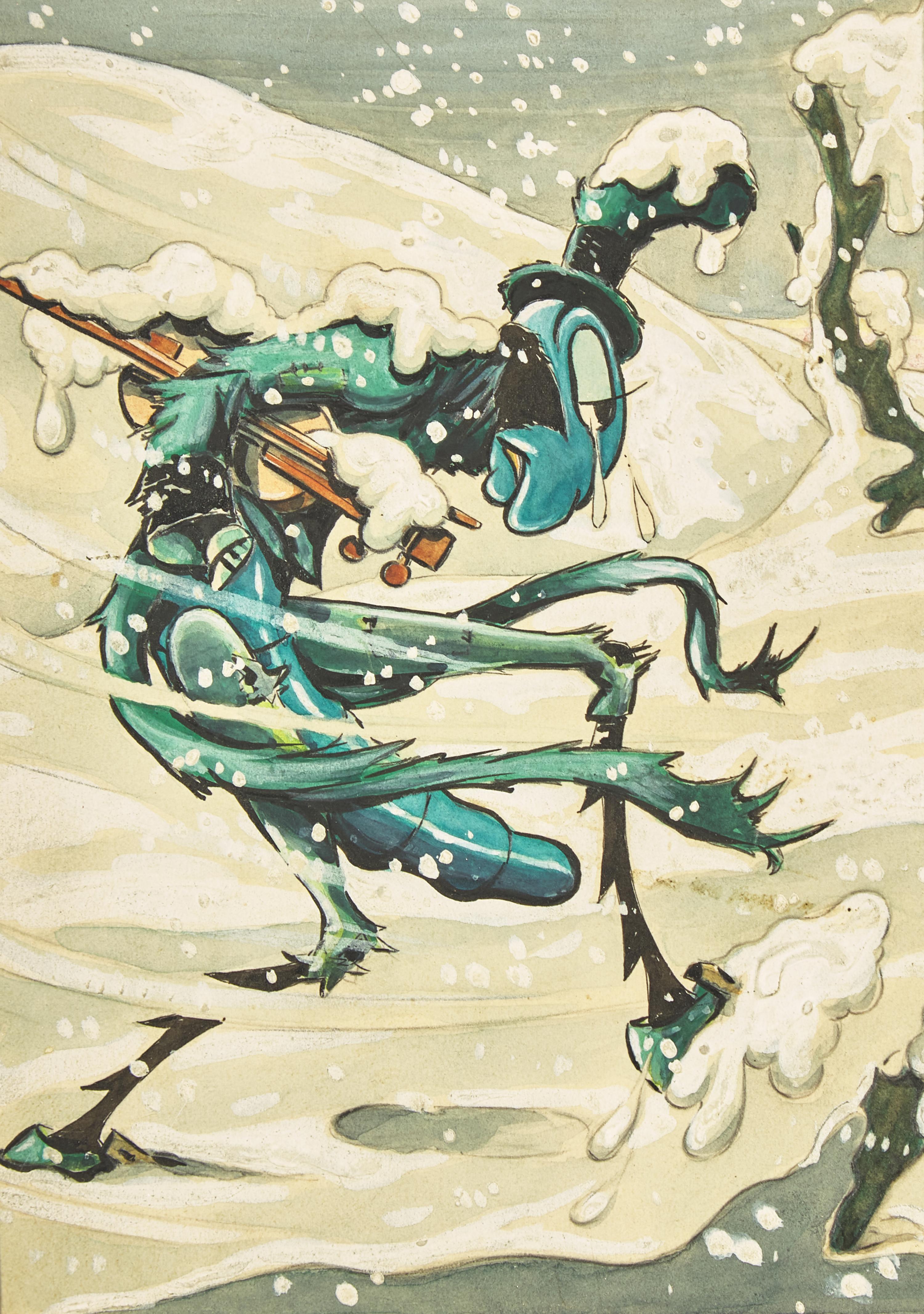 The Grasshopper And The Ants; Original illustrations for Walt Disney's Silly Symphon y, Good Housekeeping, 1934