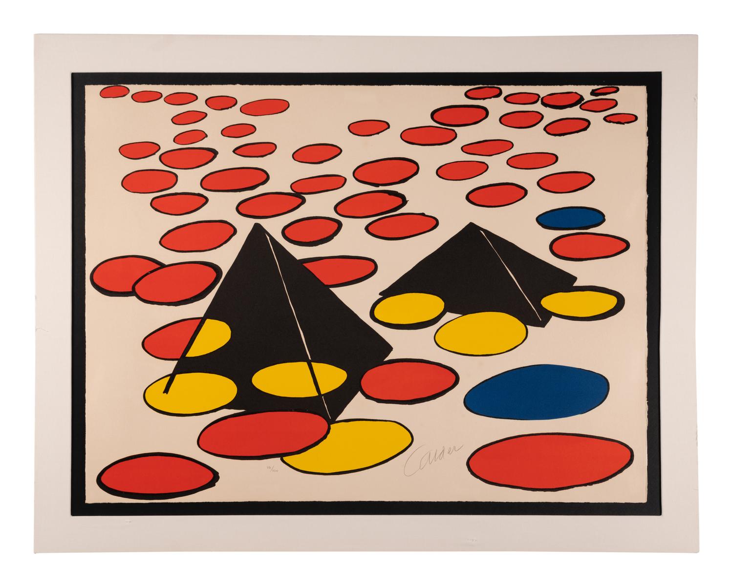 Black Horizontal Pyramids , 1975