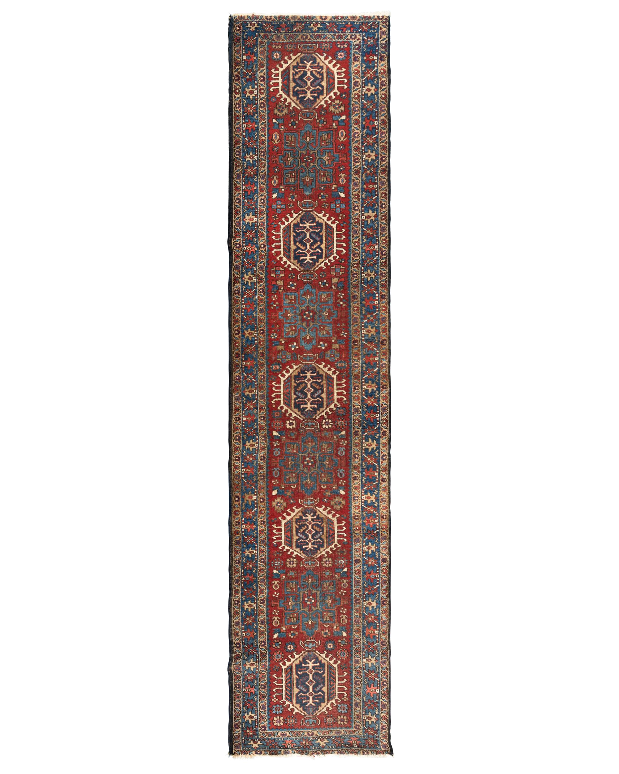 A Heriz Wool Runner