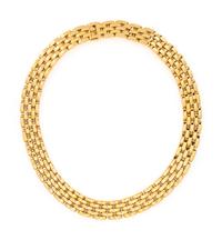 CARTIER, YELLOW GOLD 'MAILLON PANTHÈRE' NECKLACE