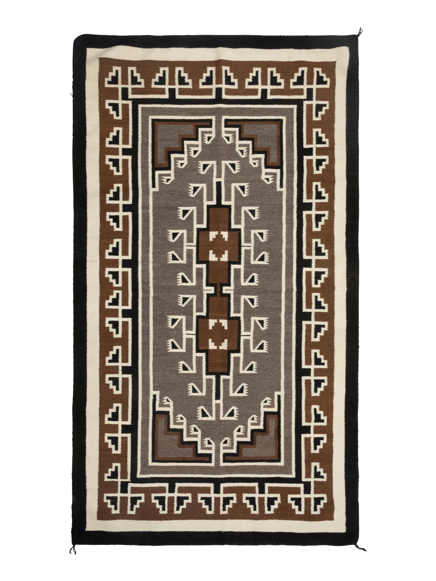 Navajo Two Grey Hills Weaving / Rug