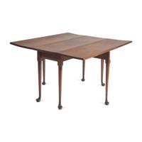 A Queen Anne Walnut Drop-Leaf Table
