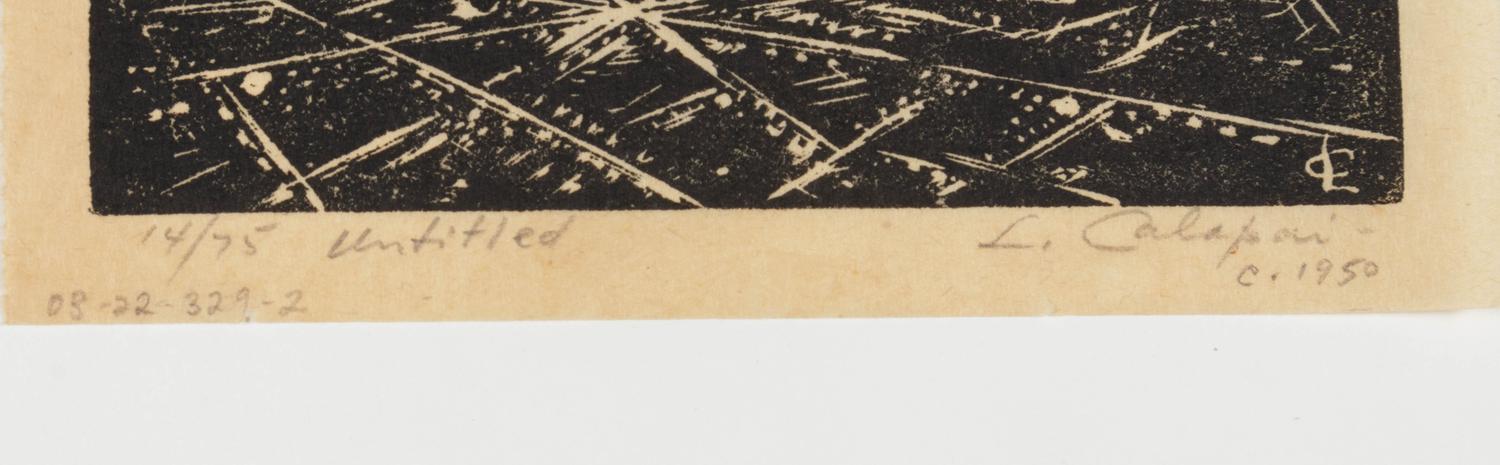 Power Elements , 1944, Untitled , 1948 and Untitled , 1948