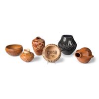 Group of Pueblo Pottery
