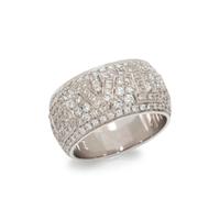 BULGARI, WHITE GOLD AND DIAMOND BAND