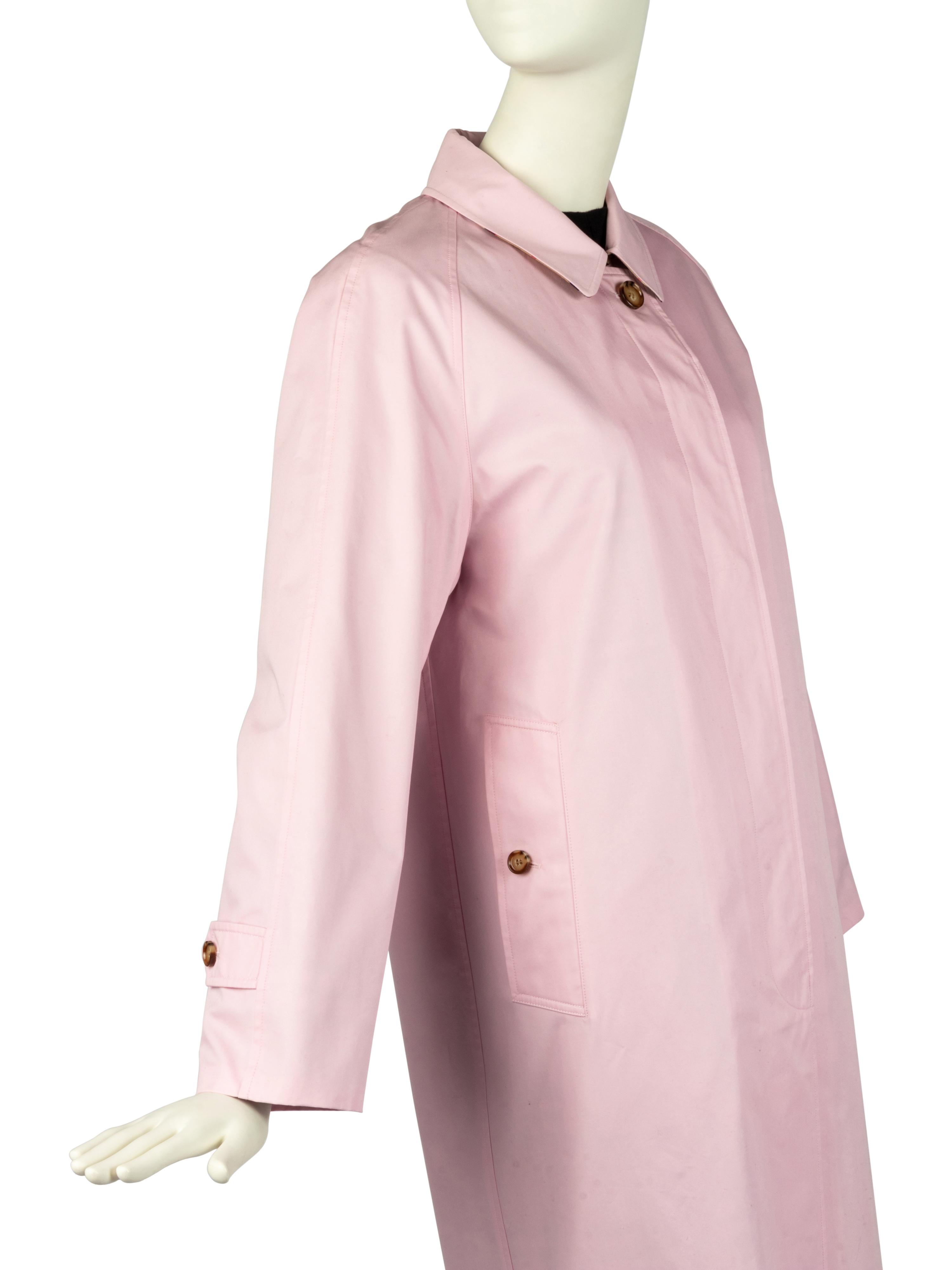 Riccardo Tisci for Burberry Pink Trench Coat, c. 2019