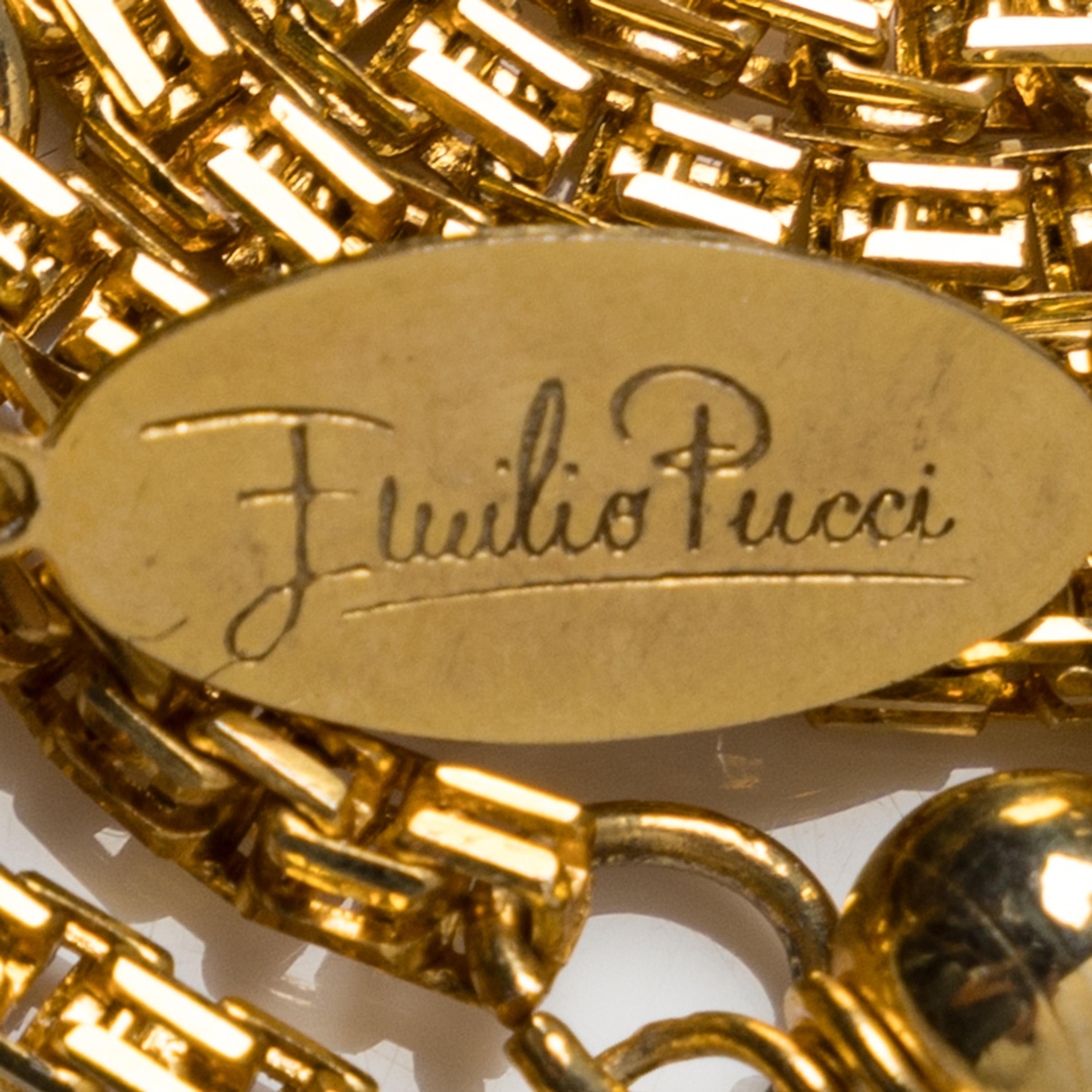 Emilio Pucci, Gold-Plated Chain Necklace