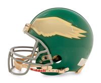 A Riddell Philadelphia Eagles Football Helmet Formerly Displayed at Mike Ditka's Restaurant