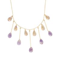 Amethyst, Ametrine, and Yellow Gold Demi Parure