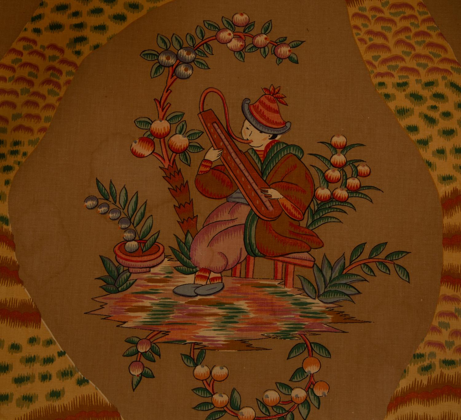 A Chinese Chippendale Style Painted Armchair — 19TH CENTURY