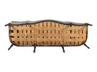 A George III Carved Mahogany Settee